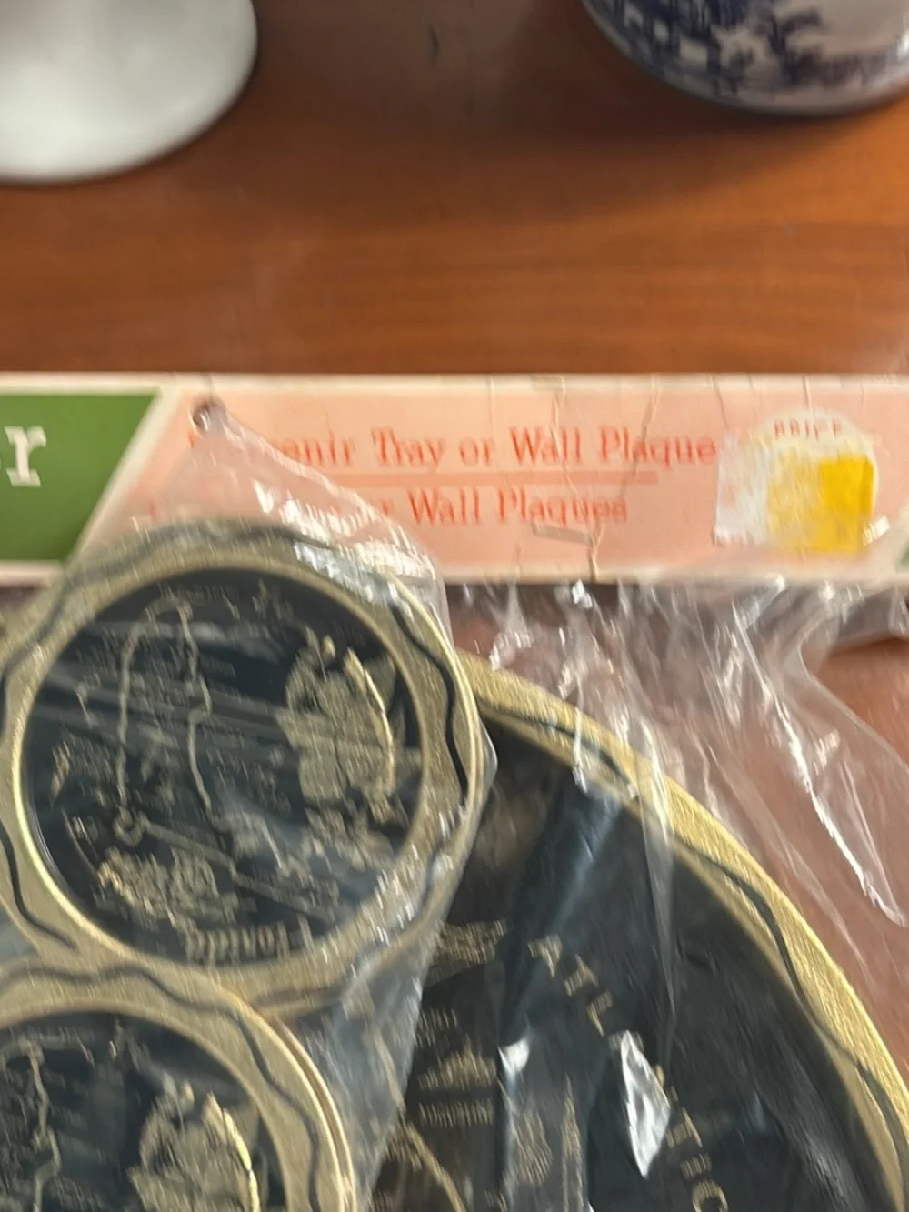 Vintage New Florida Souvenir Tray & 6 Coasters 70’s